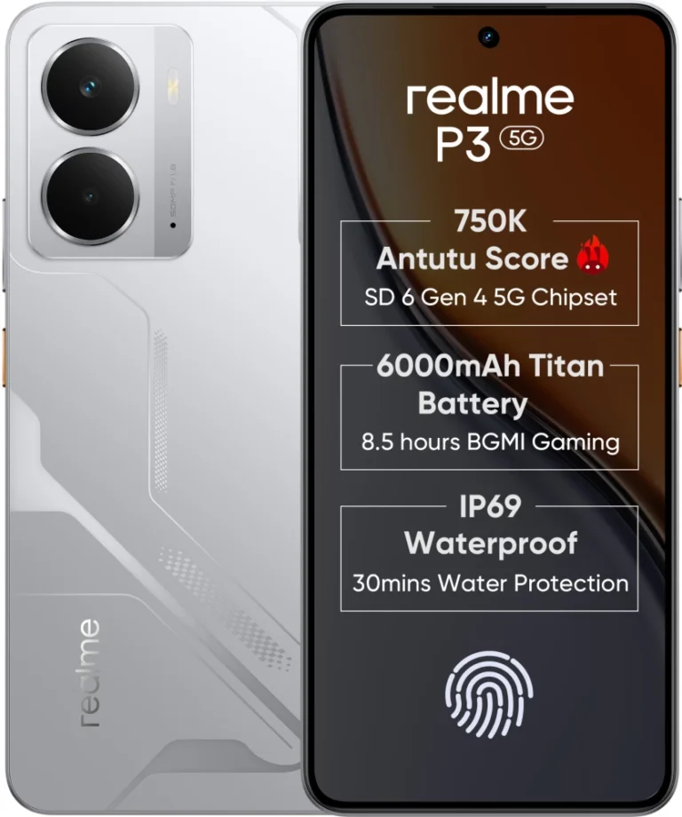 Realme P3 5G (Space Silver 128 GB)
