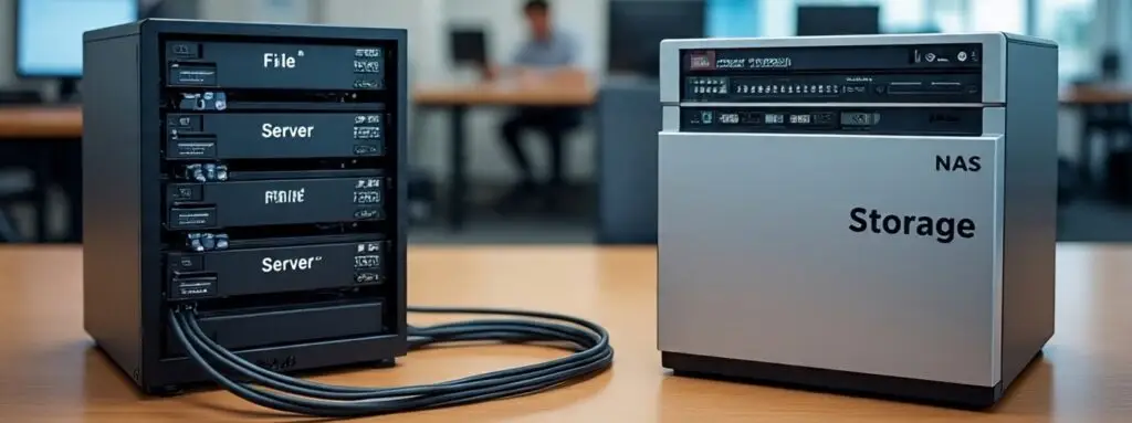 File Server, NAS Storage, Network Storage, Data Storage Solutions, Small Business Tech, Home Server, Tech Comparison, Storage Devices, Server vs NAS, Network File Sharing, Cloud vs Local Storage, IT Infrastructure, Backup Solutions, difference between file server and NAS, What is the difference between a NAS and a regular server, What is the purpose of a file server, What is the difference between a NAS and a dedicated server, फाइल सर्वर का उद्देश्य क्या है, फाइल सर्वर और डाटा सर्वर में क्या अंतर है, nas and san, nas vs san, san and nas, san and nas difference, san vs nas, san vs nas storage, storage area network vs nas, nas vs san storage, nas and san difference, file servers, file server, difference between nas and san, difference between san and nas, what is a file server, file server what is, what file server, what is file server, file server in computer network, file server definition, file server meaning, NAS file server, Synology NAS vs Windows file server, Home file server vs NAS, What is a file server, NAS vs SAN, File server software, File server examples, NAS vs server for small business, nas vs server for small business, nas or server for small business, can a nas be used as a server, nas for office use, nas server for office, nas system for small business, Is a NAS better than a server, What is the main disadvantage of NAS, Can a NAS replace a server, What is a key advantage of using NAS for a small business, Nas vs server for small business examples, Nas vs server for small business reddit, NAS vs server for home, NAS or server for Plex, Synology NAS, NAS server for home, Synology NAS vs Windows file server, NAS vs home server Reddit, network area storage, network attached storage, nas storage, synology, synology nas, nas storage synology, synology nas storage, nas device synology, network storage synology, nas and san, nas vs san, san and nas, san and nas difference, san vs nas, san vs nas storage, storage area network vs nas, nas vs san storage, nas and san difference, nas as a server, nas drive, NAS vs file server for home, NAS vs file server for business, network storage comparison, NAS storage advantages, file server benefits, small business data storage options, home data storage solutions, local server vs NAS, best network storage 2025,