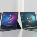 Lineup of laptops from Apple, Lenovo, Dell, HP, ASUS, Acer, Microsoft, Razer